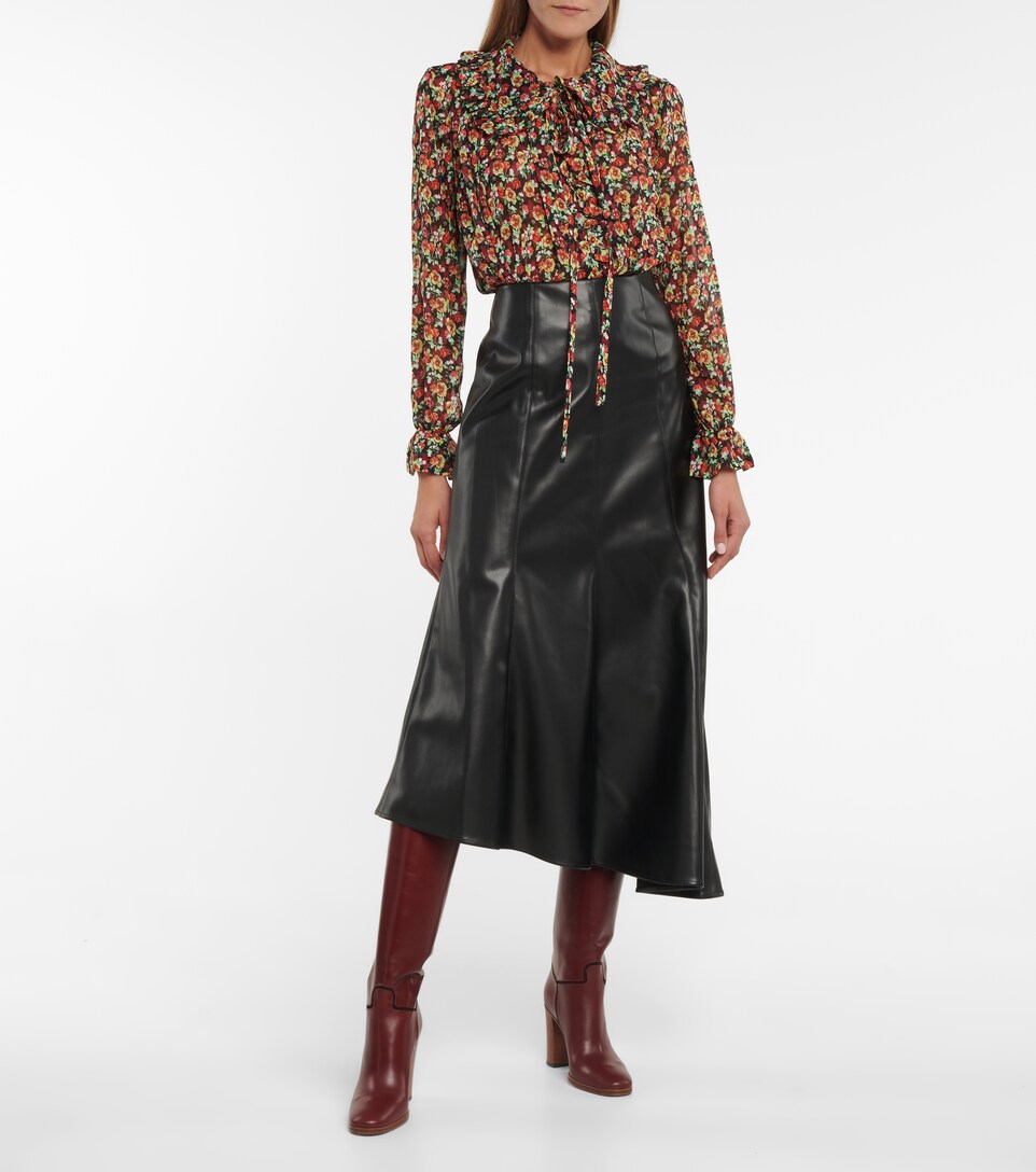 Victoria Beckham - Botas altas Valentina de piel | Mytheresa