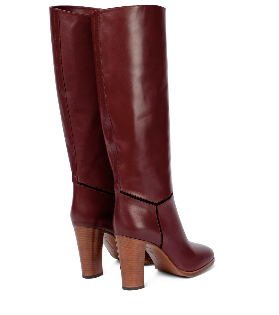 Victoria Beckham - Botas altas Valentina de piel | Mytheresa