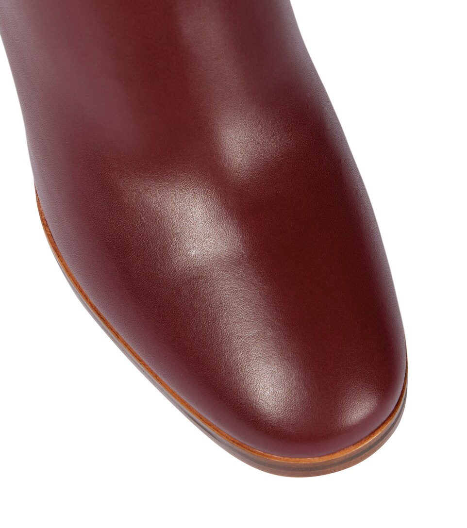 Victoria Beckham - Botas altas Valentina de piel | Mytheresa