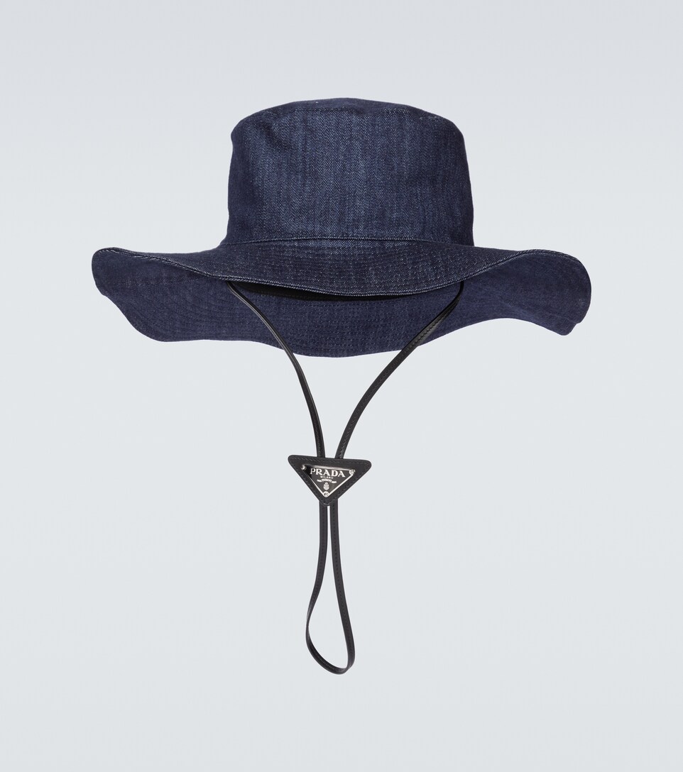 Prada - Denim hat | Mytheresa