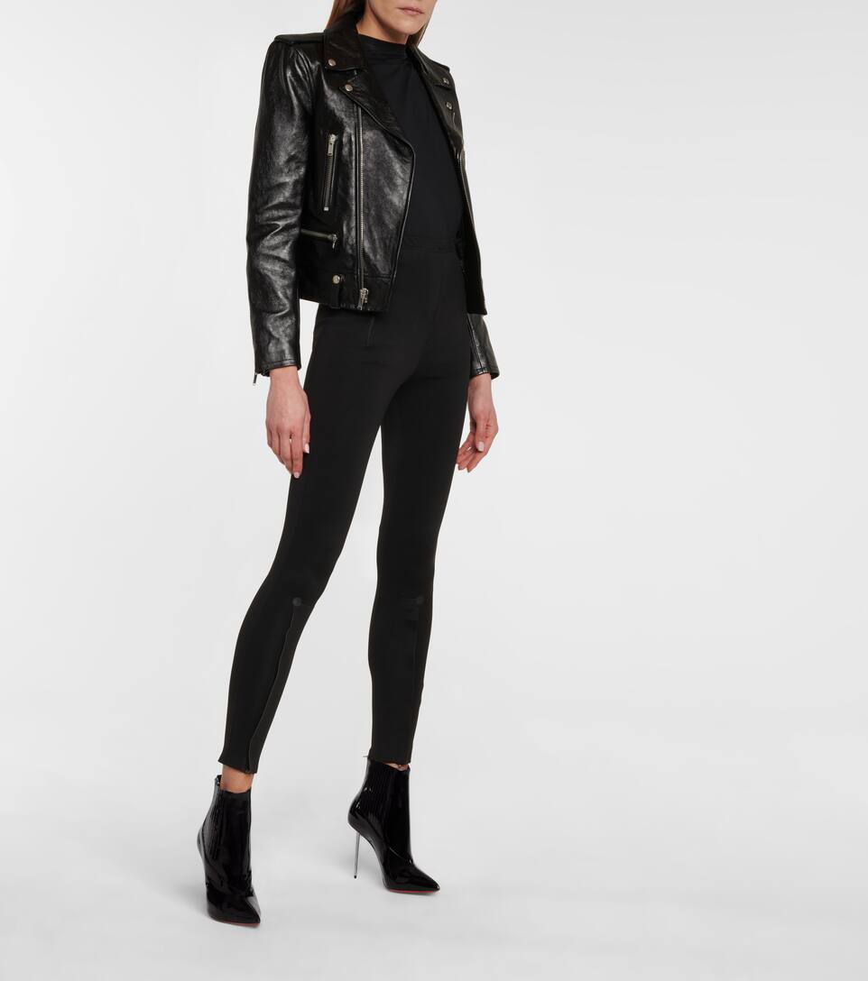 Louboutin patent leather boots clearance
