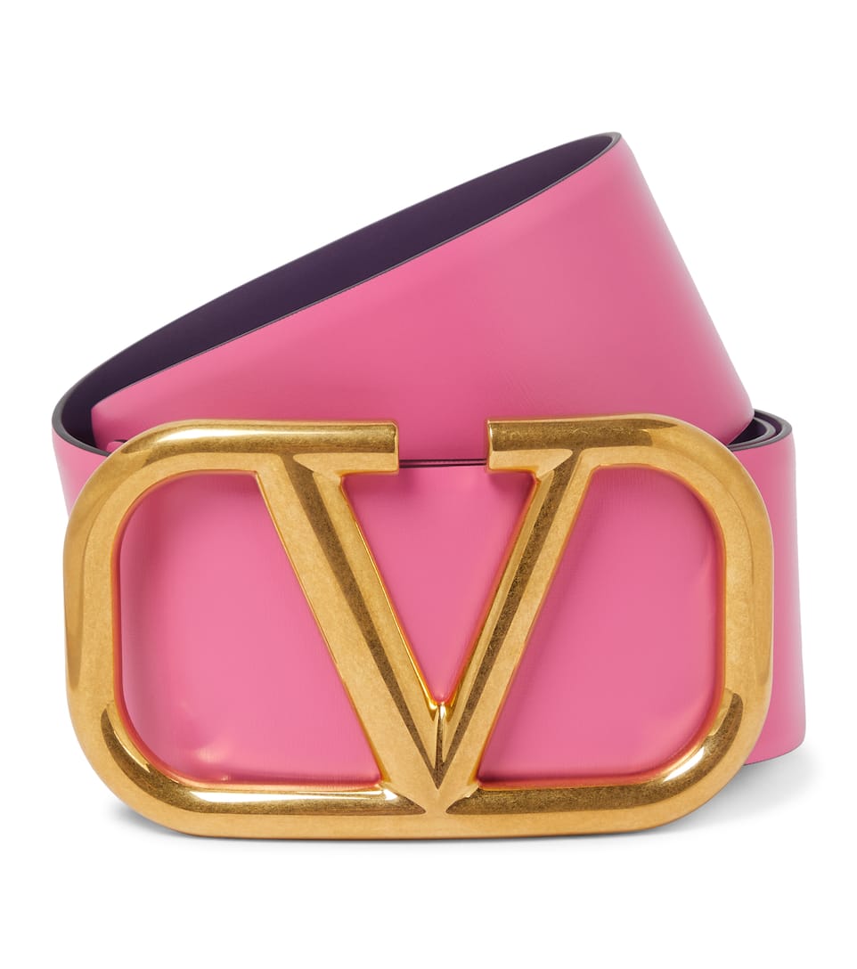 Valentino Garavani VLogo reversible leather belt Mytheresa