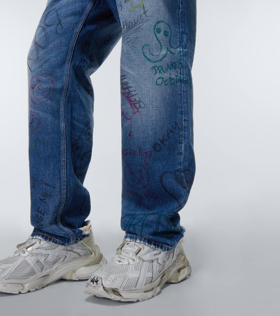 Balenciaga graffiti denim Clearance