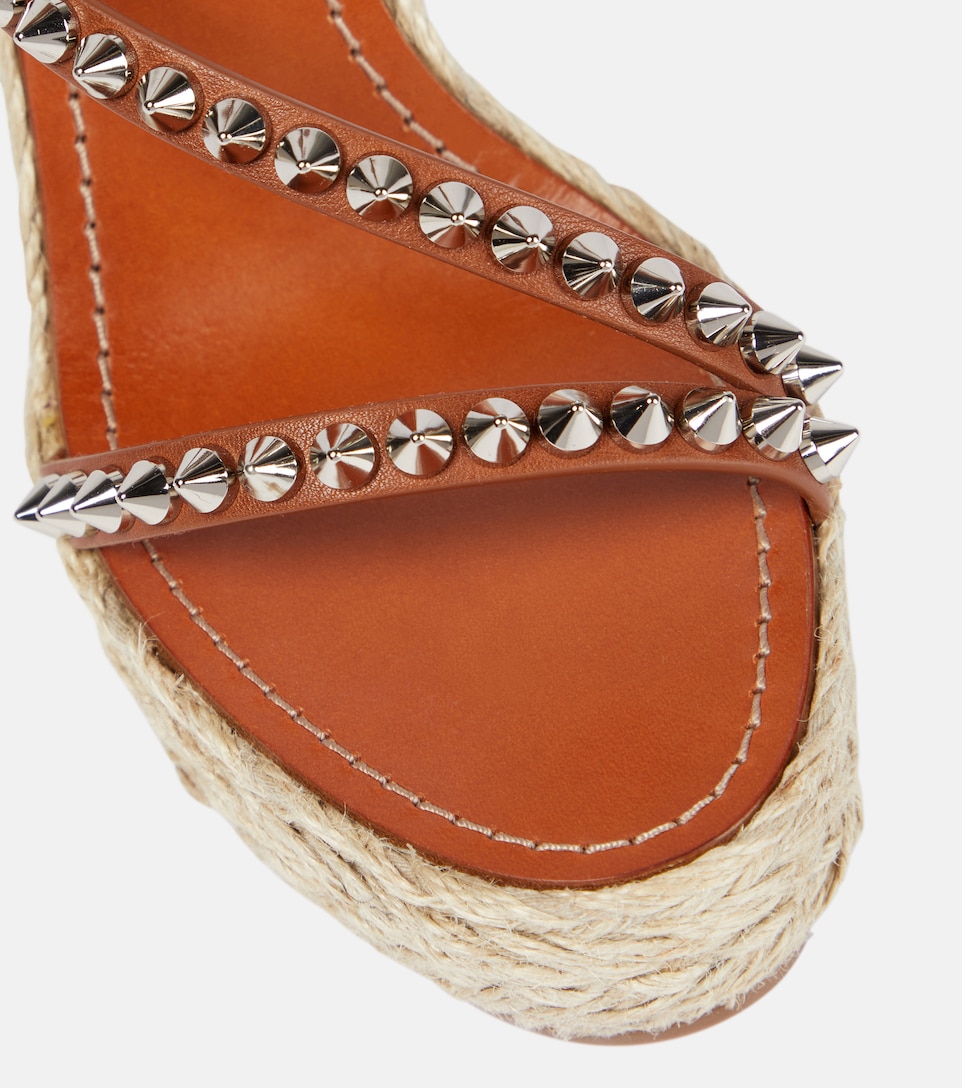 Pyraclou embellished wedge sandals 