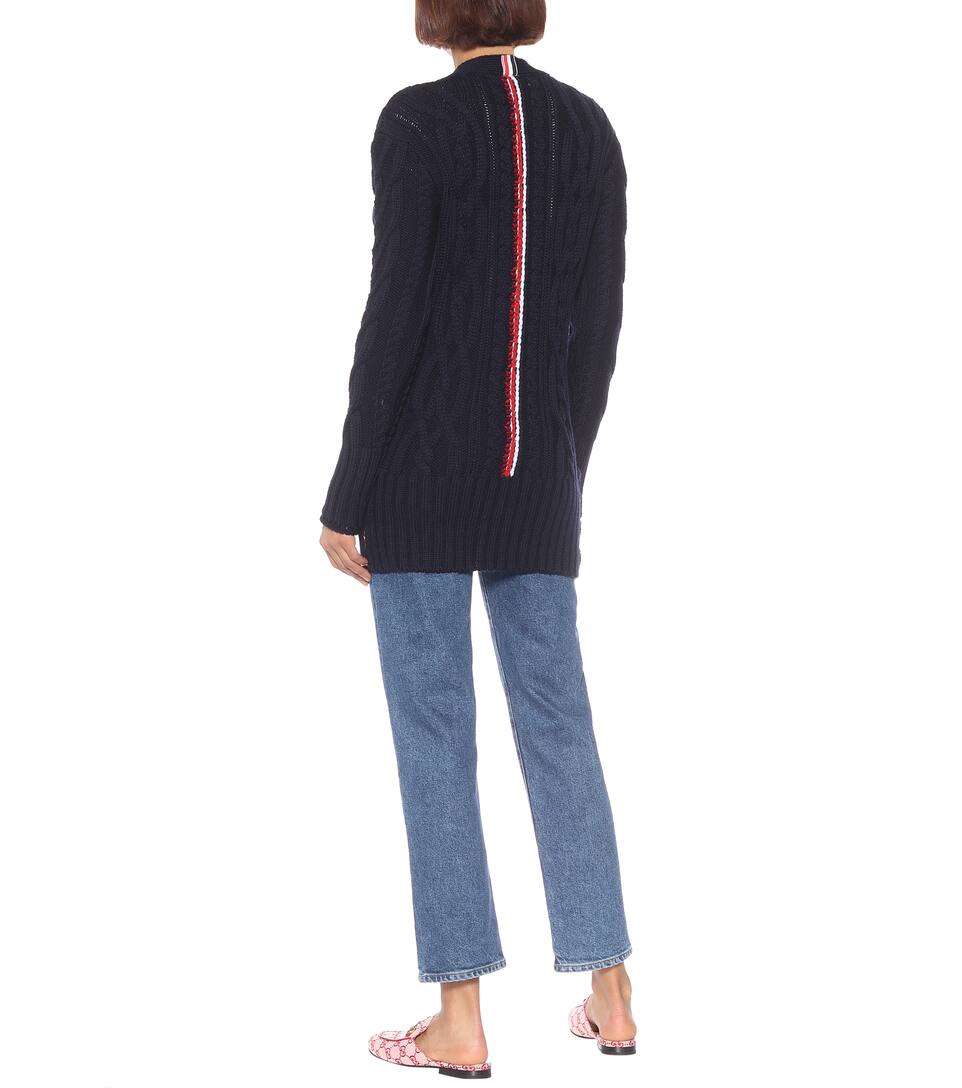 Cardigan Browne En Thom Browne Laine Thom Cardigan xBQrCWdoeE
