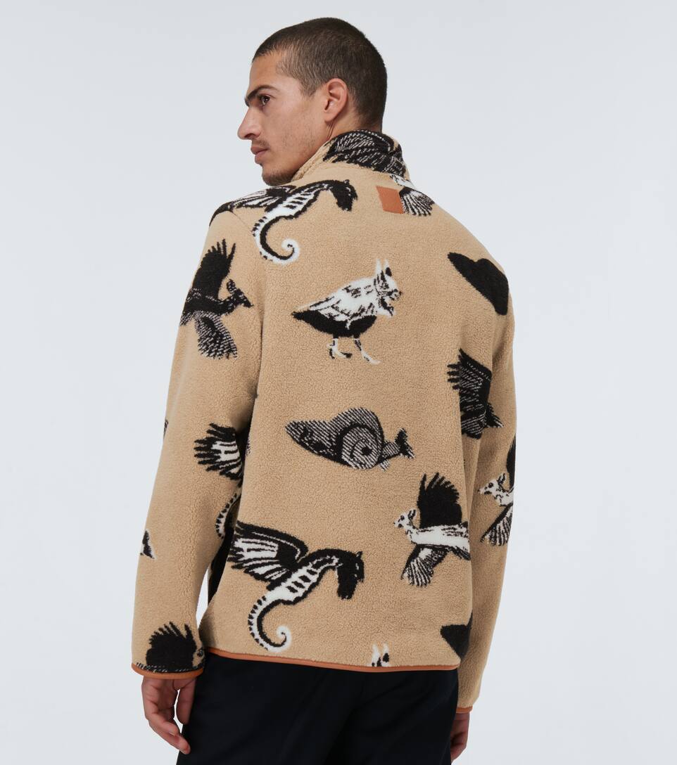 LOEWE Jacquard fleece jacket Mytheresa