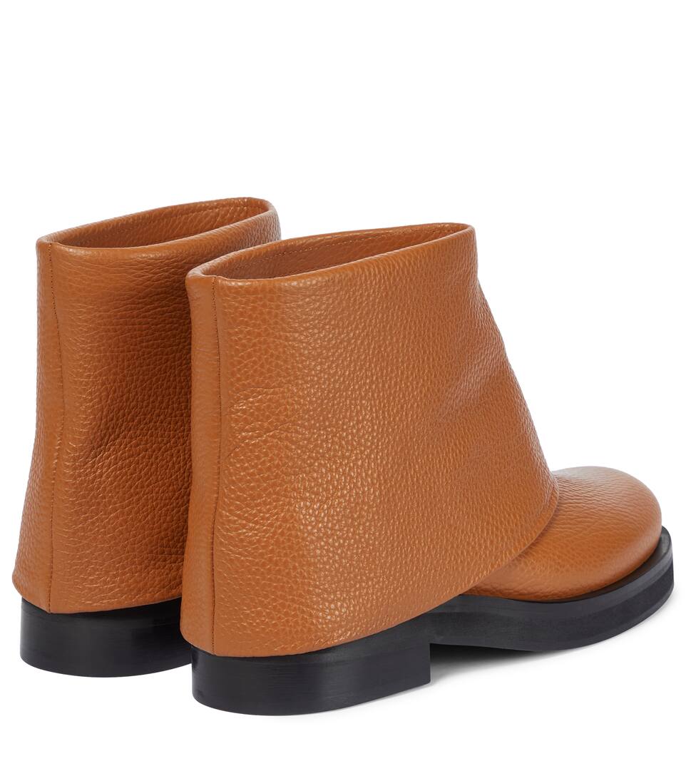 jw anderson foldover leather high boots