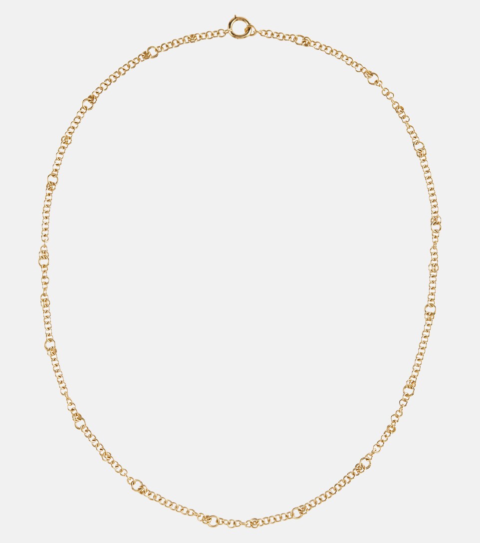 Gravity 18kt yellow gold chain necklace 