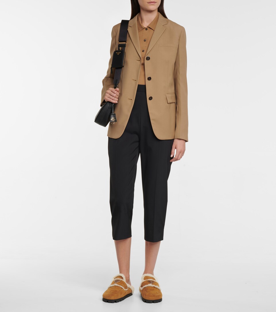 prada fur lined sandals