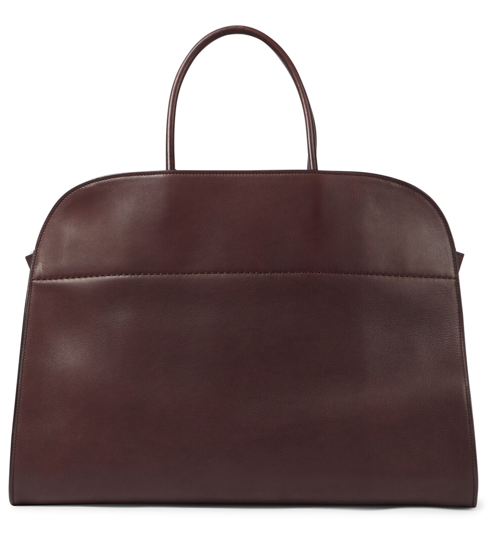 saddle leather tote