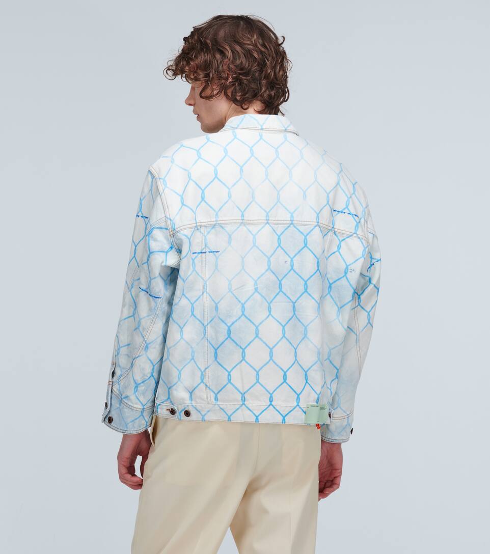 OFF-WHITE Fence denim jacket,P00455847