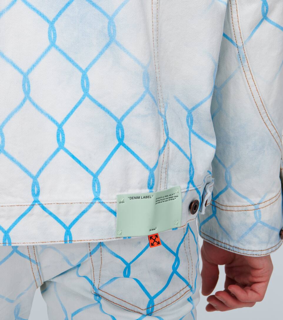OFF-WHITE Fence denim jacket,P00455847