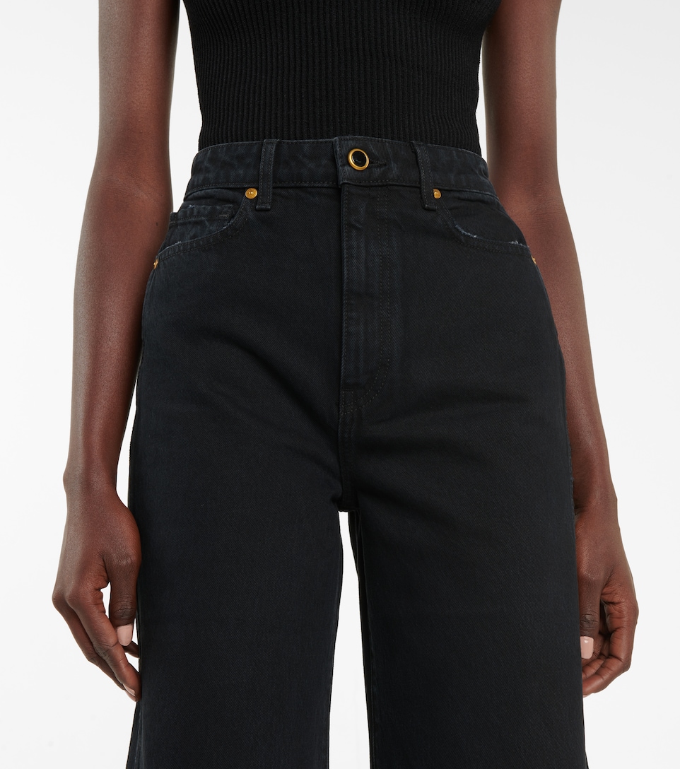 Khaite - Ella high-rise wide jeans 