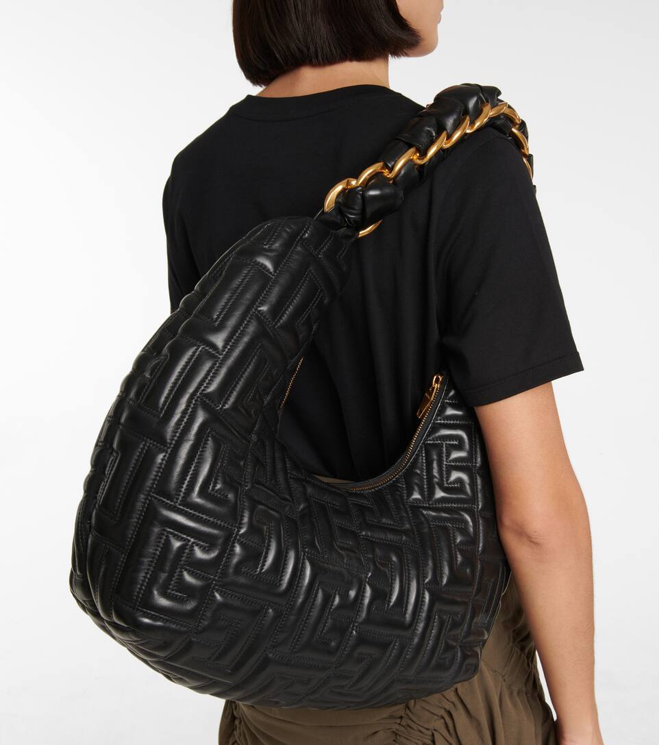 Balmain Pillow Small leather shoulder bag Mytheresa