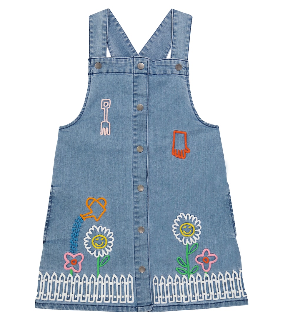 denim pinafore dress kids