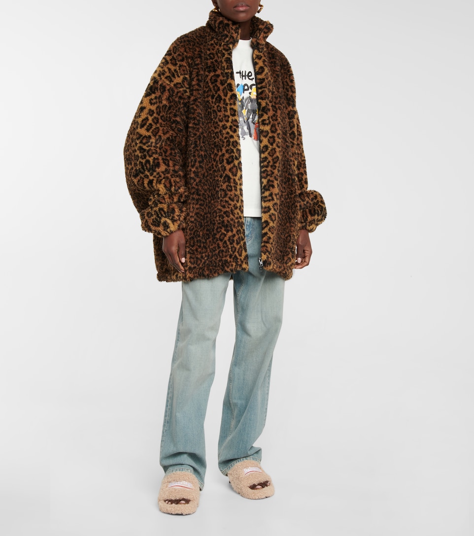 balenciaga leopard jacket