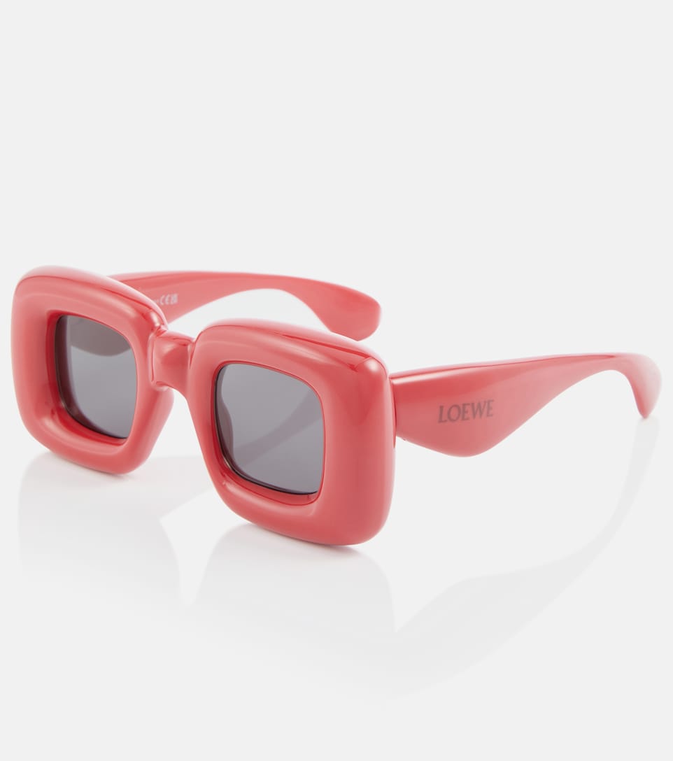 loewe inflated rectangular sunglasses