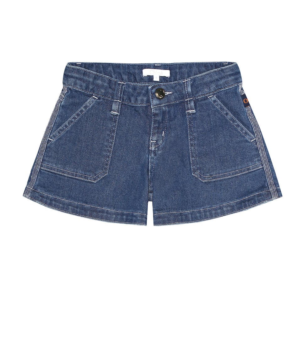 Chloe denim shorts clearance