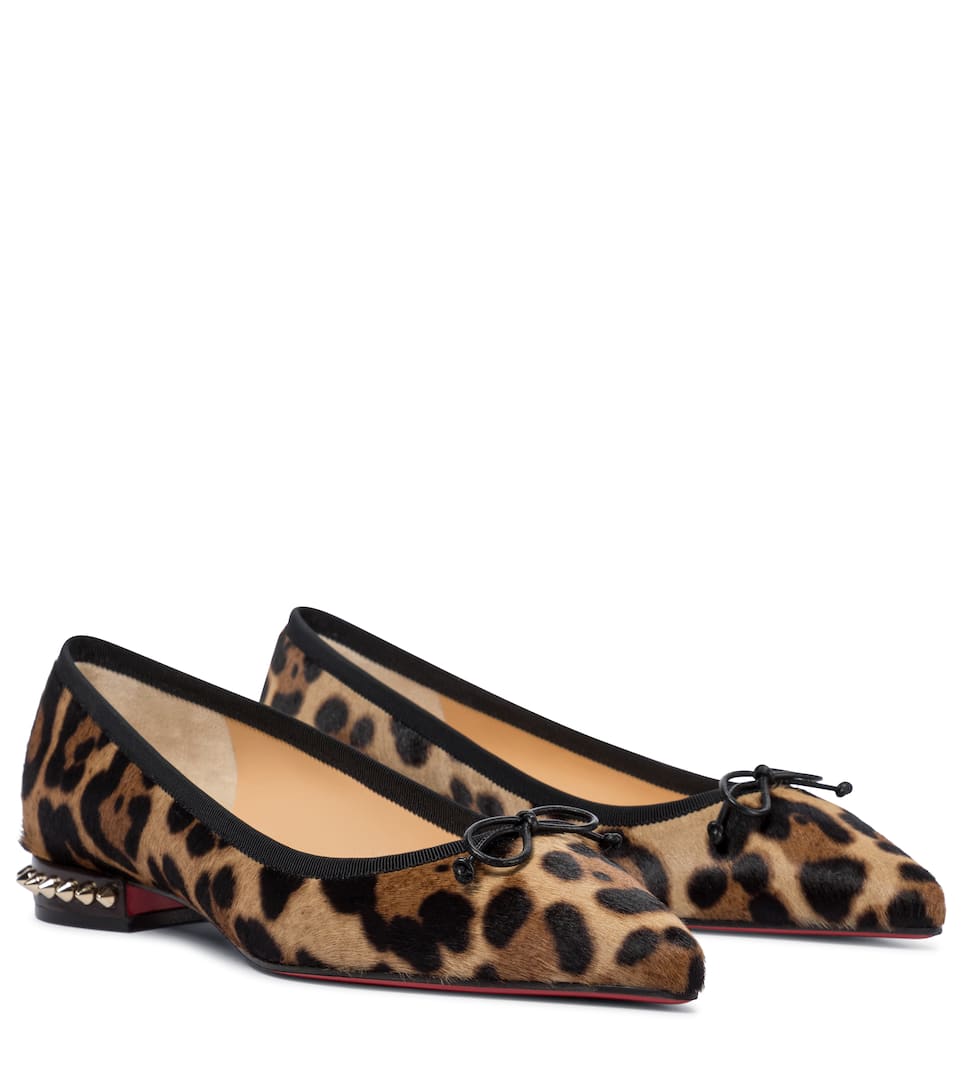 Halee flats tan taurus calf hair clearance