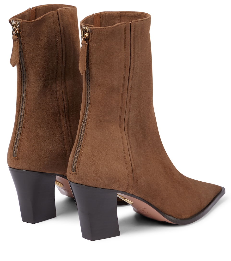 Saint Honoré 45 suede ankle boots 