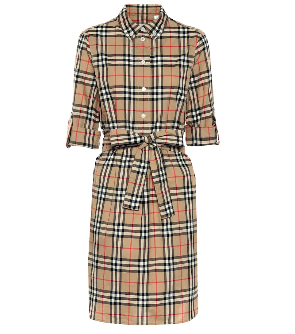 Carreaux En Coton À Burberry Robe lK3TF1Jc