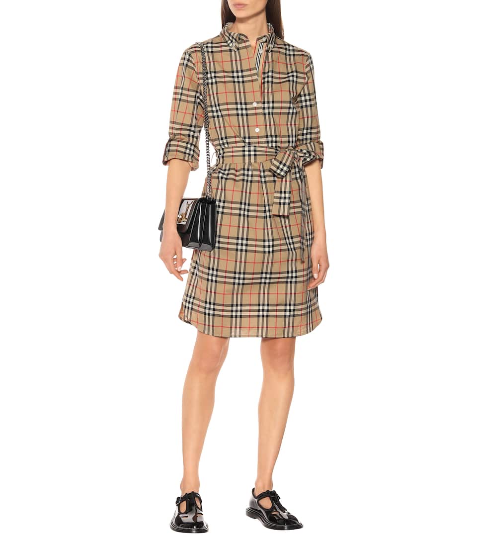 Carreaux En Coton À Burberry Robe lK3TF1Jc