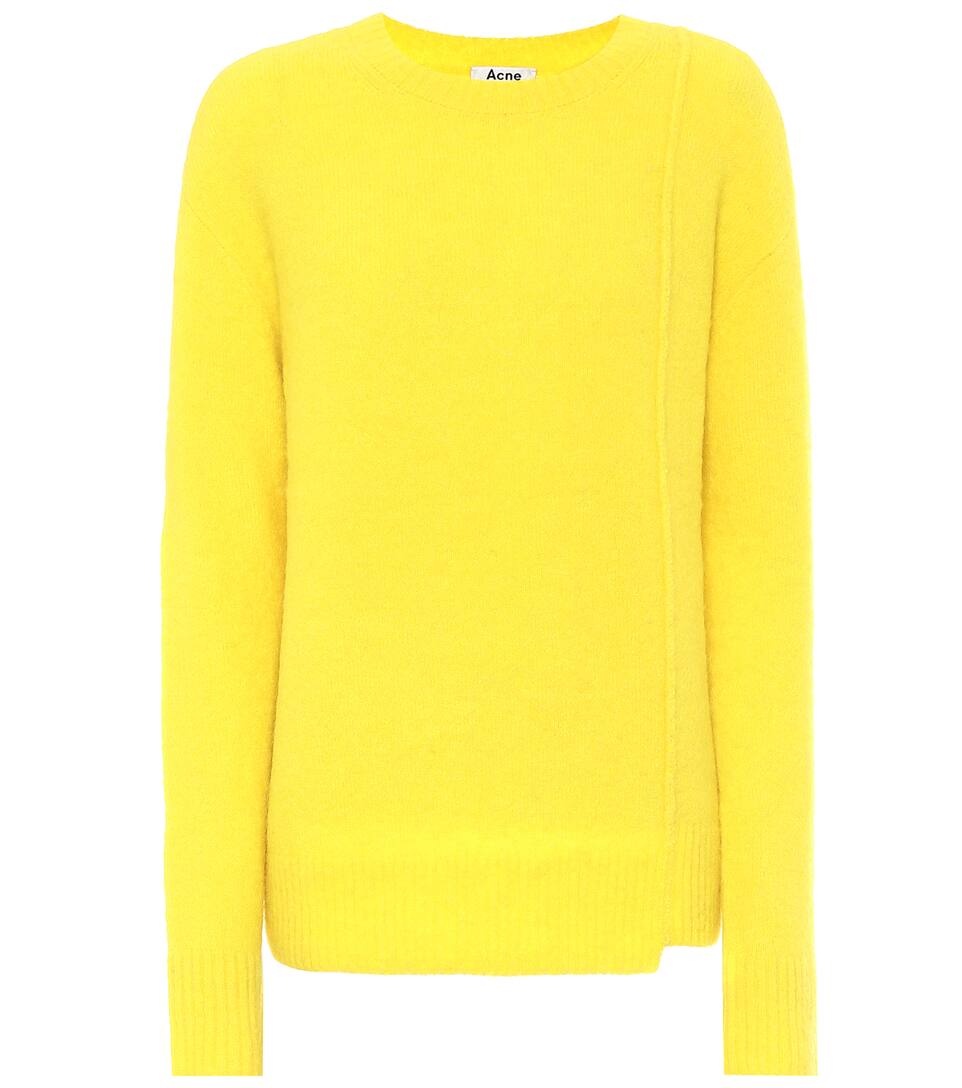 acne studios yellow sweater
