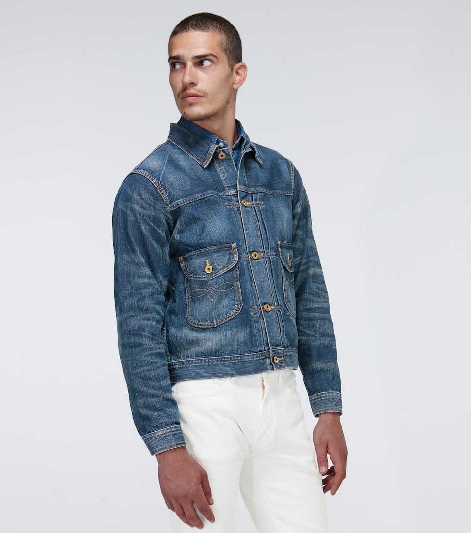rrl denim trucker jacket