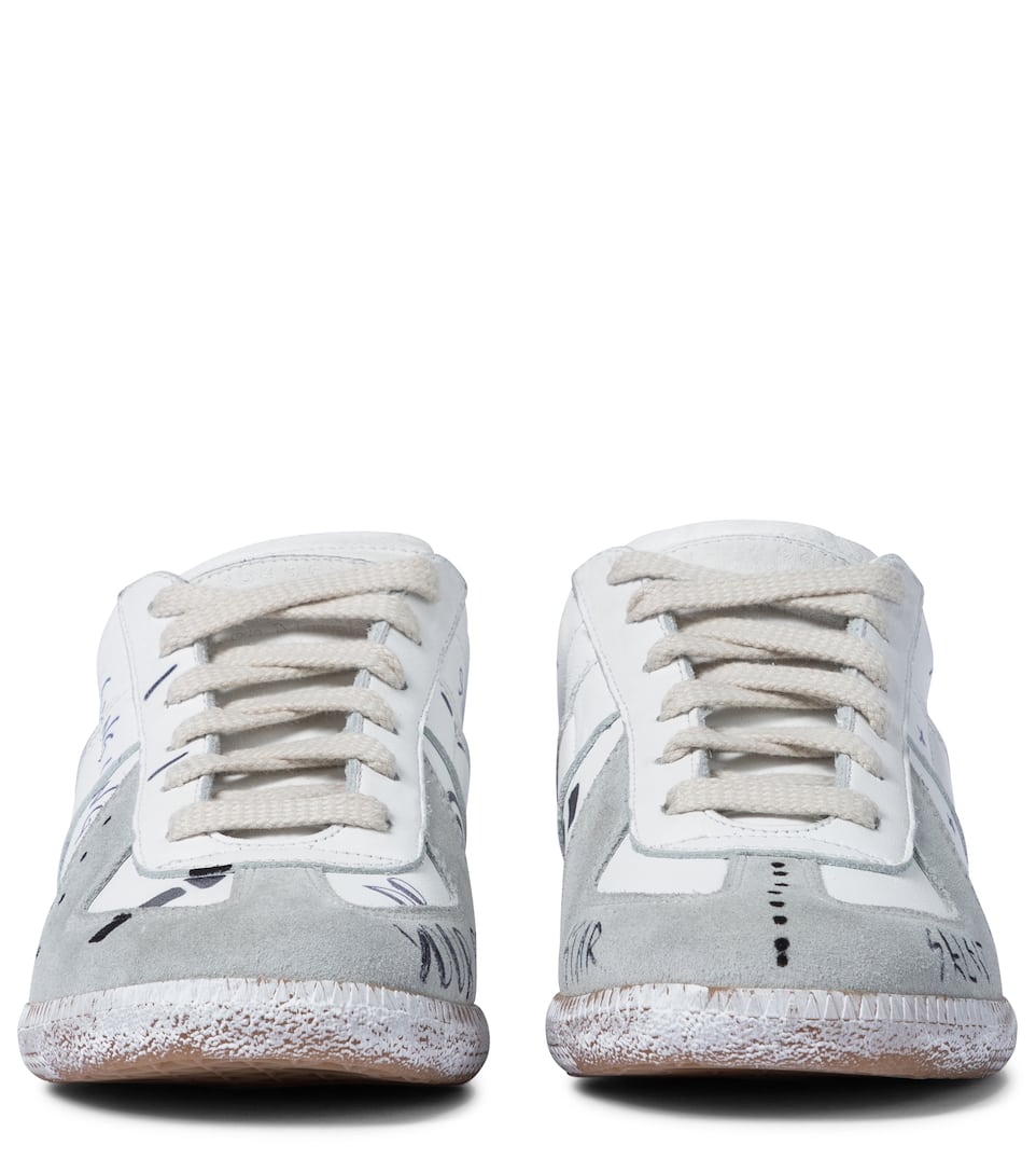 Exclusive To Mytheresa – Vintage Graffiti Sneakers | Maison Maison Margiela Für Ihn Sneakers Replica Aus Leder | Maison