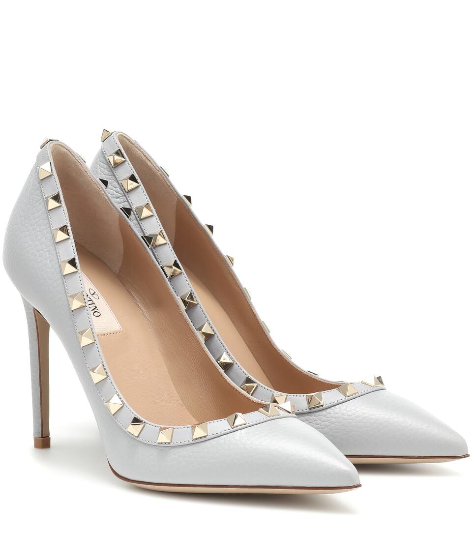 Valentino - Valentino Garavani Rockstud leather pumps