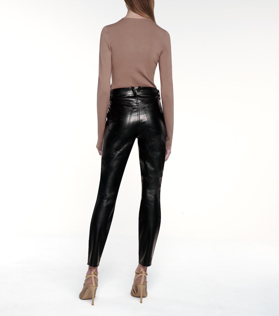 veronica beard leather pants