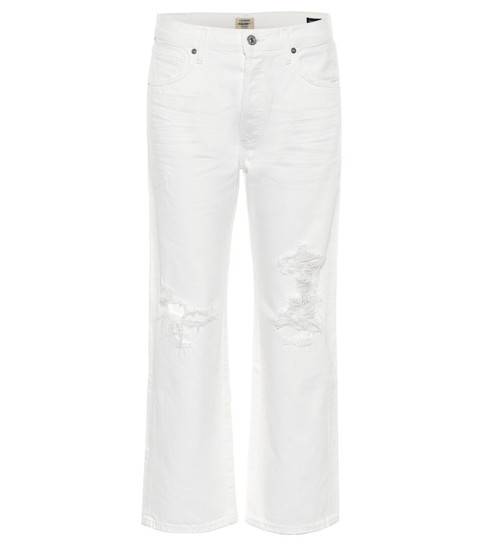 Emery high-rise cropped jeans 