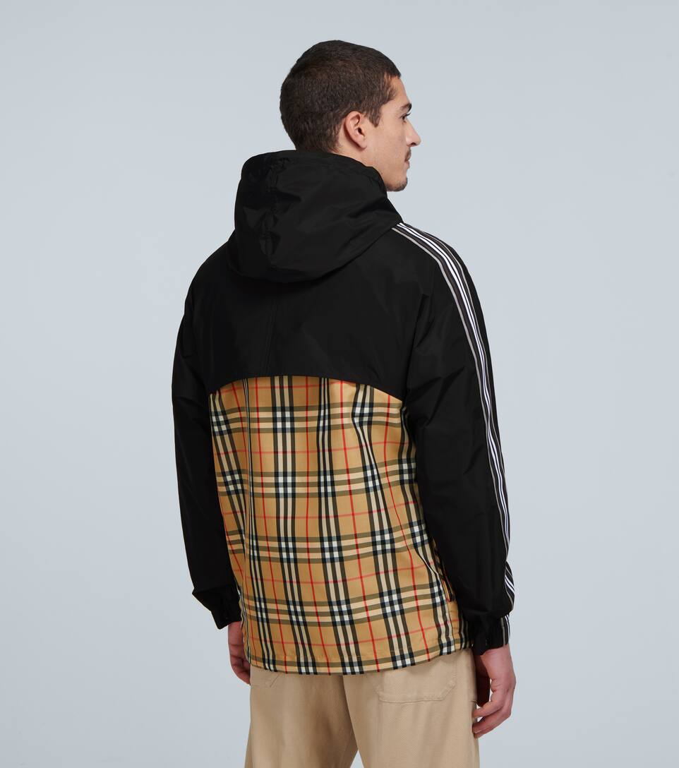BURBERRY COMPTON CHECKED JACKET WITH HOOD,P00433386