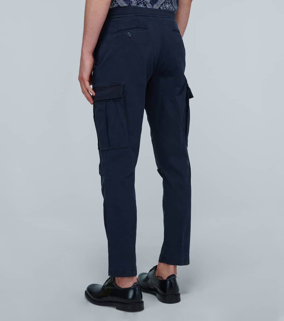 OFFICINE GENERALE BRUSHED TWILL CARGO PANTS,P00446844