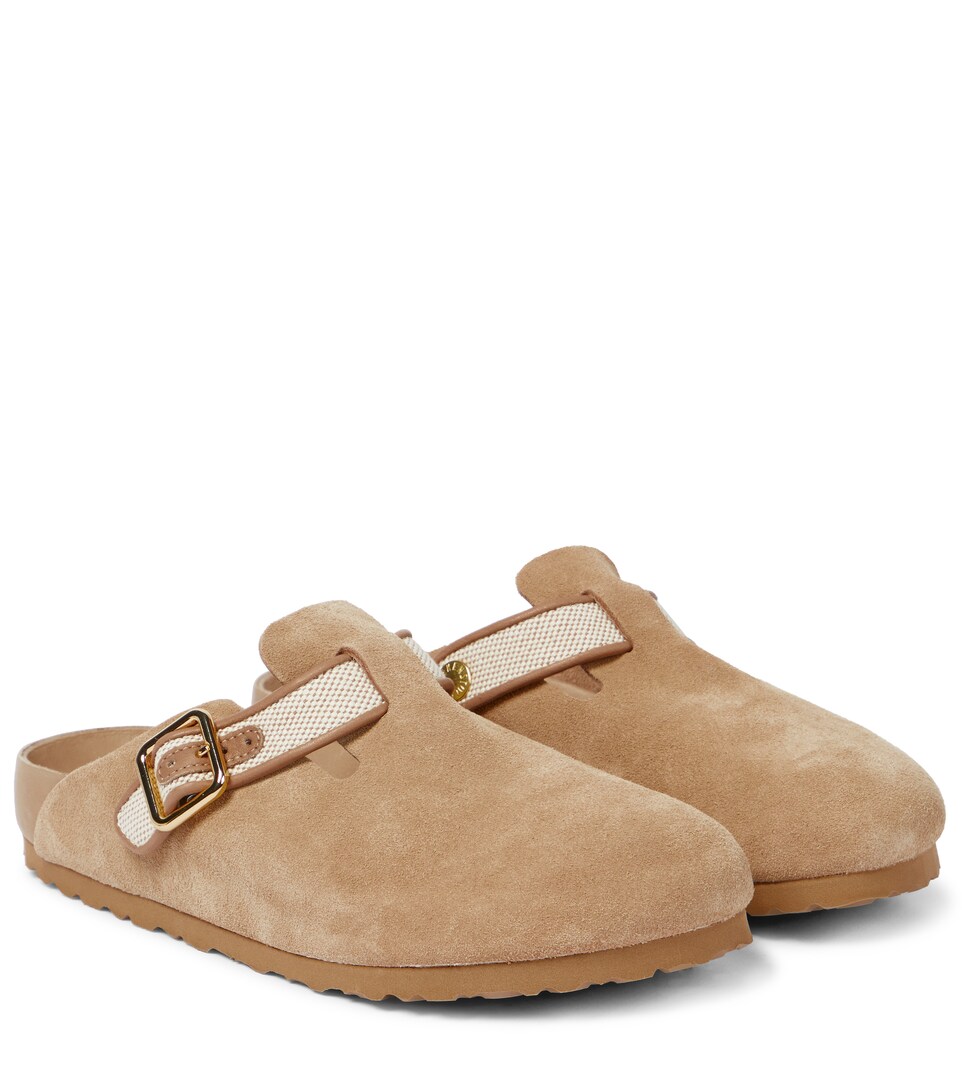 Birkenstock 1774 - 1774 Boston suede slippers | Mytheresa