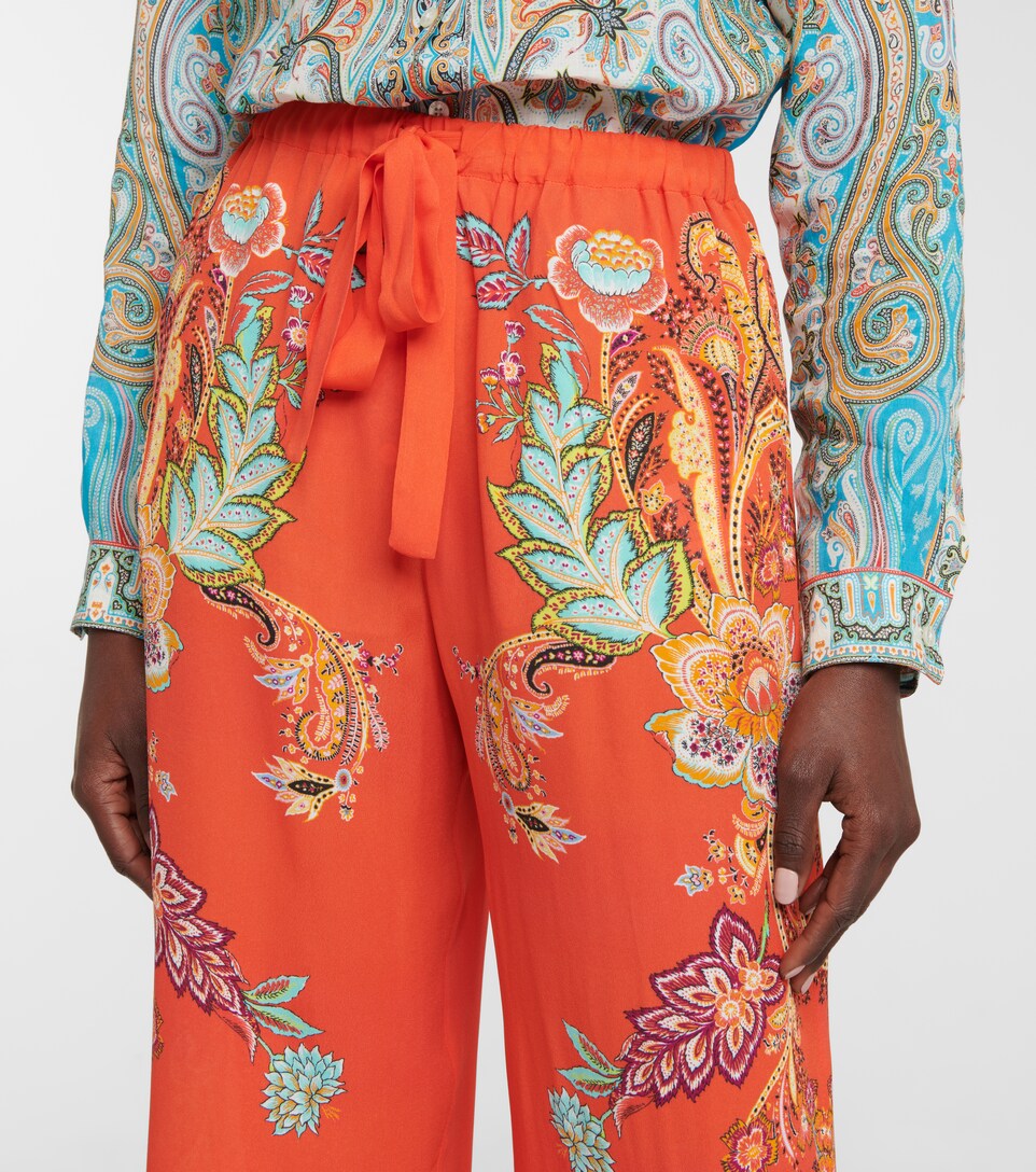 Etro - Paisley cropped pants | Mytheresa