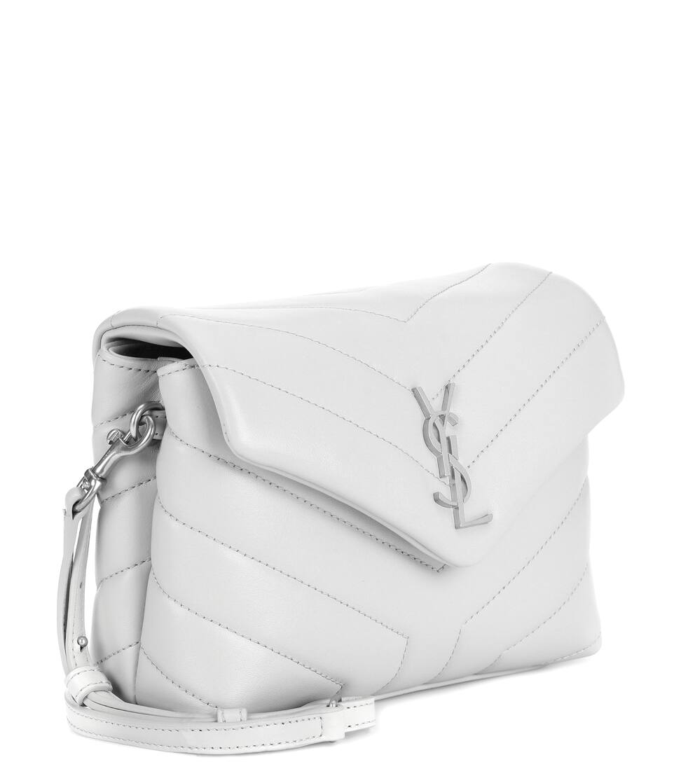 saint laurent toy leather tote bag with shoulder strap