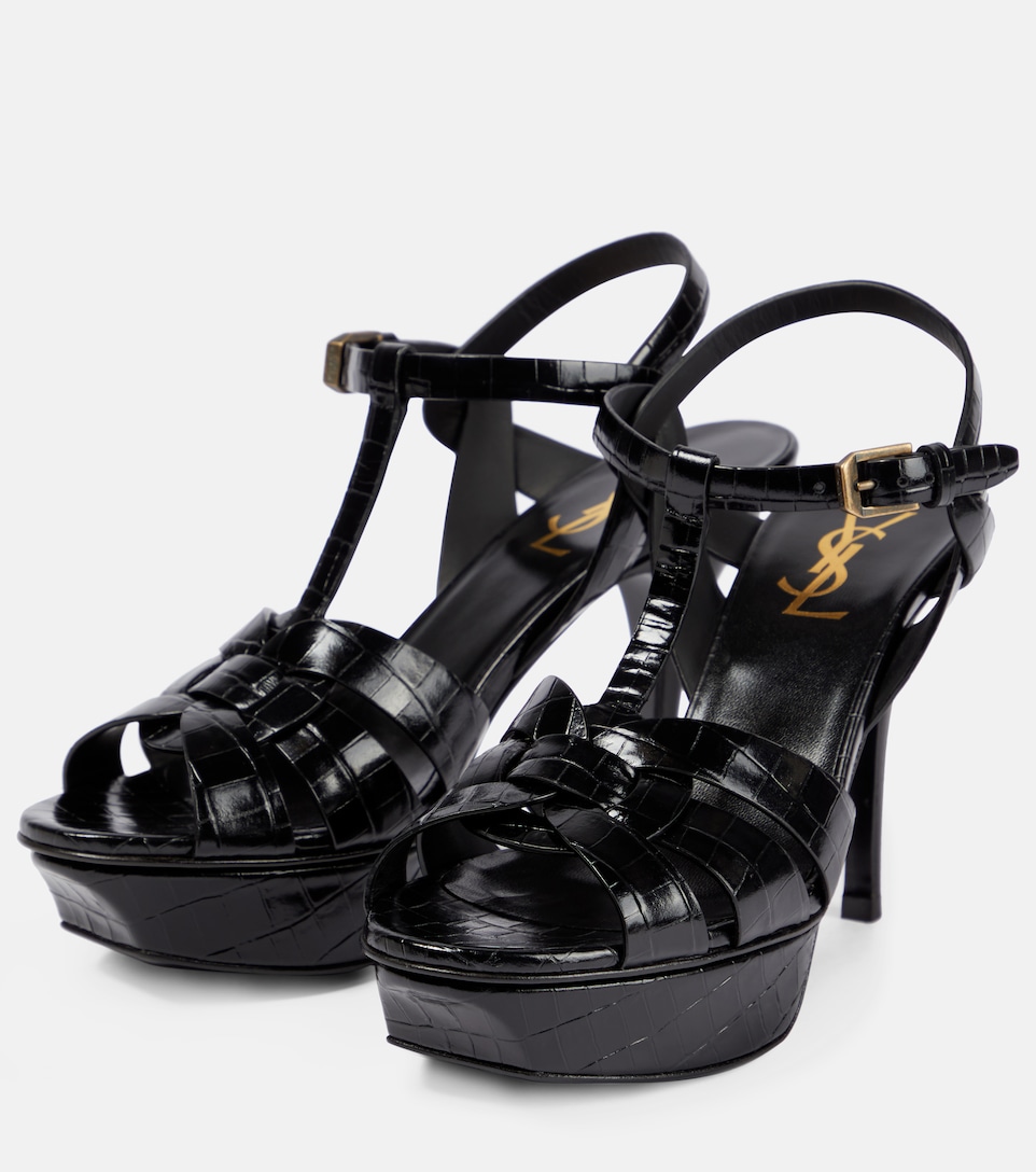 Saint Laurent - Tribute 75 croc-effect 