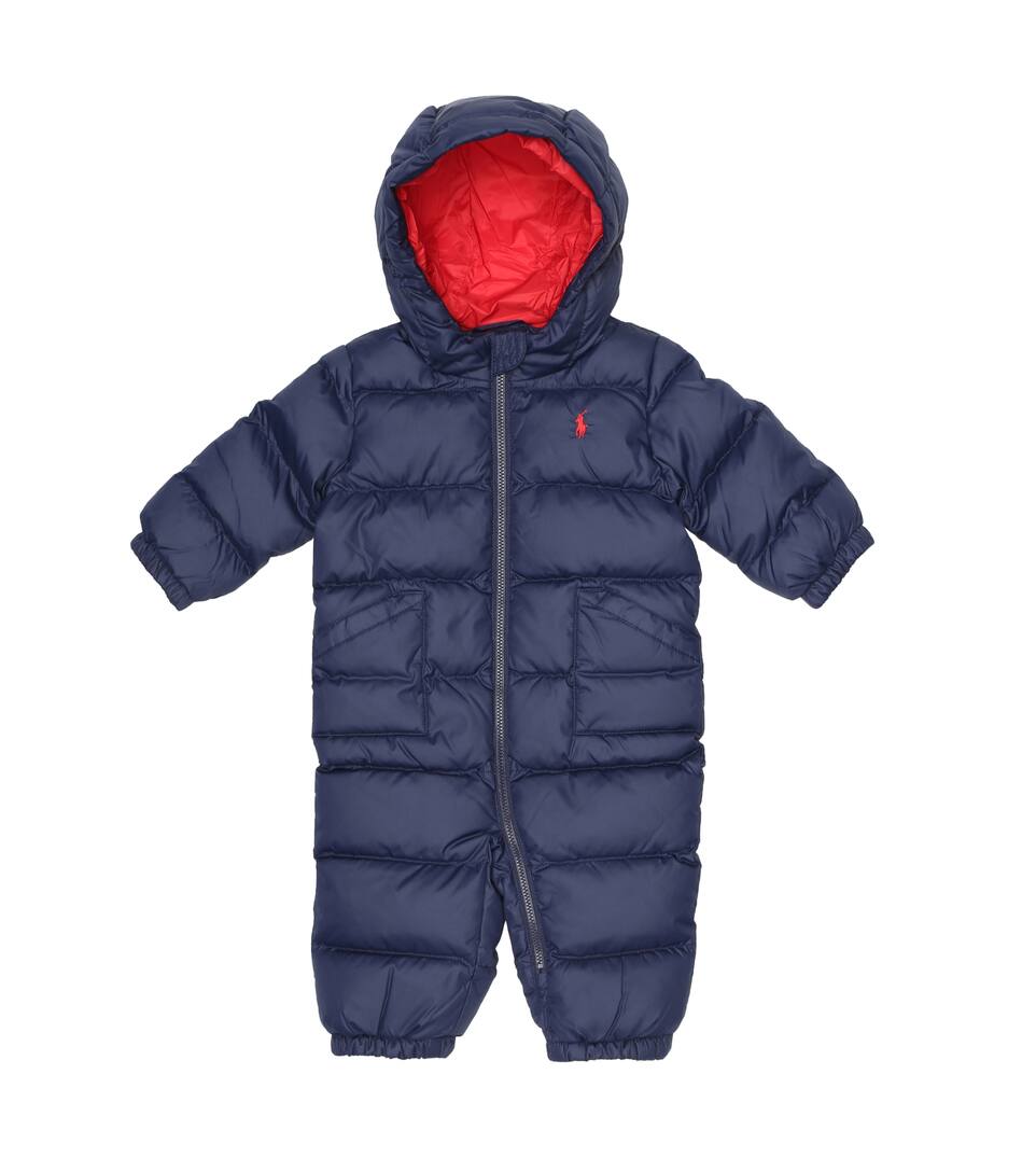 baby boy polo snowsuit