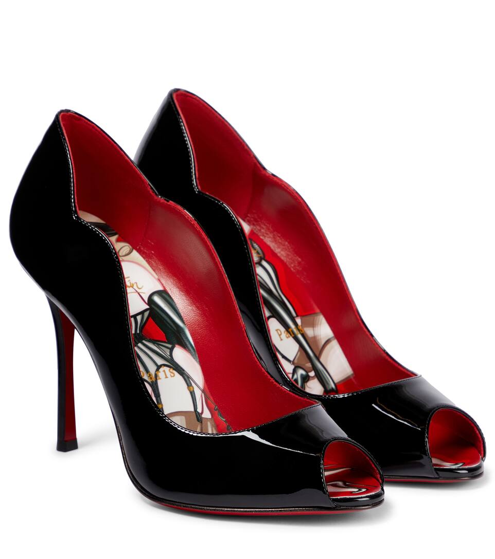 louboutin patent leather pumps