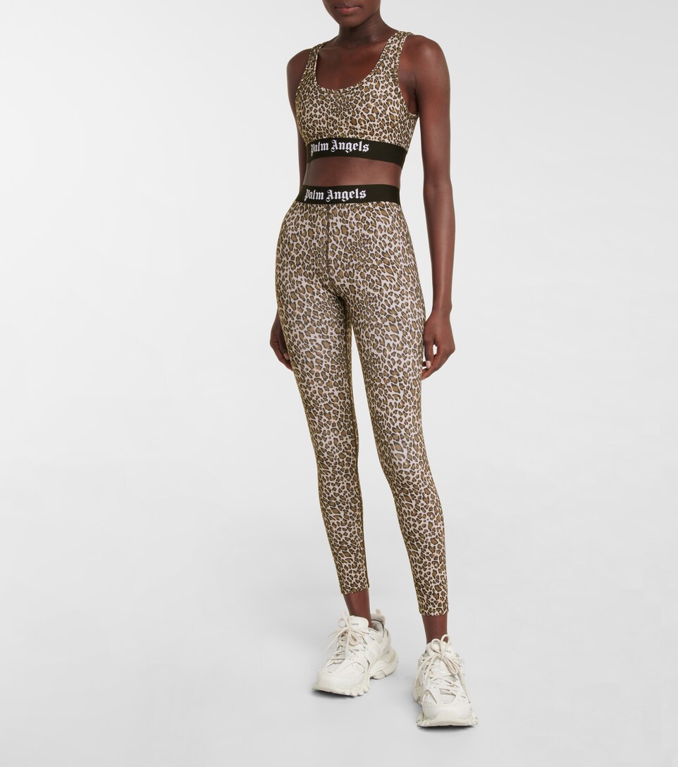 Palm Angels - Legging à motif léopard | Mytheresa