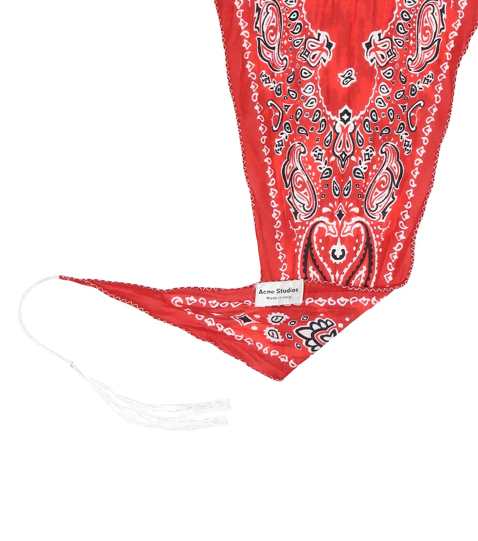 acne bandana scarf