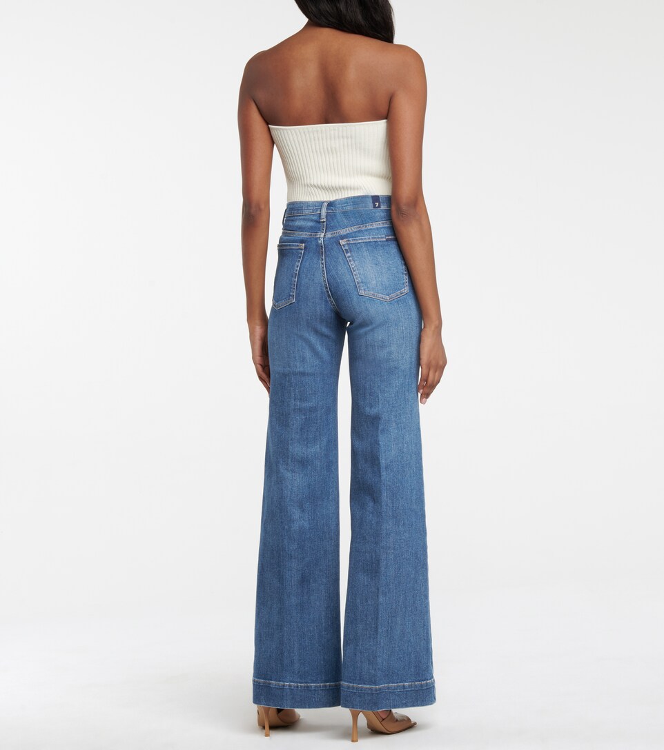 7 For All Mankind - High-Rise Flared Jeans Modern Dojo | Mytheresa