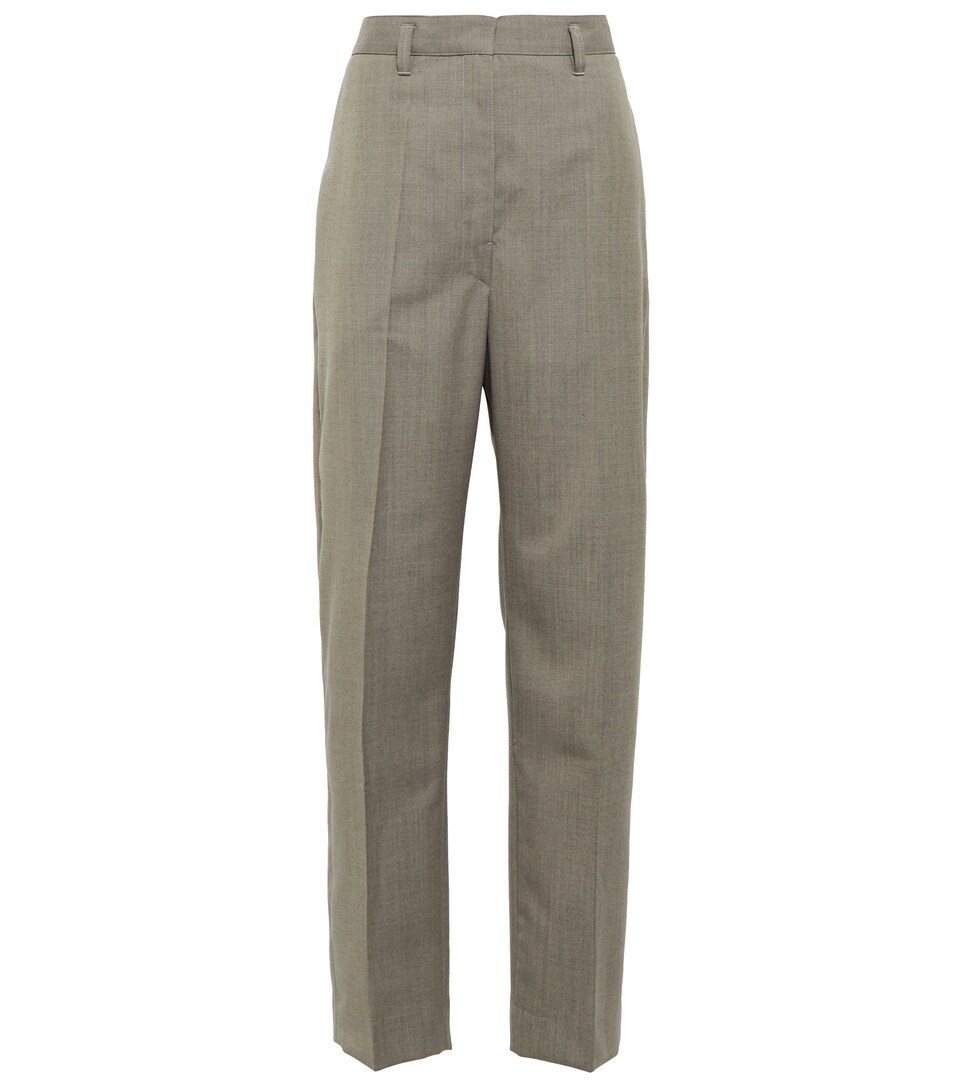 Lemaire - High-rise pleated pants 