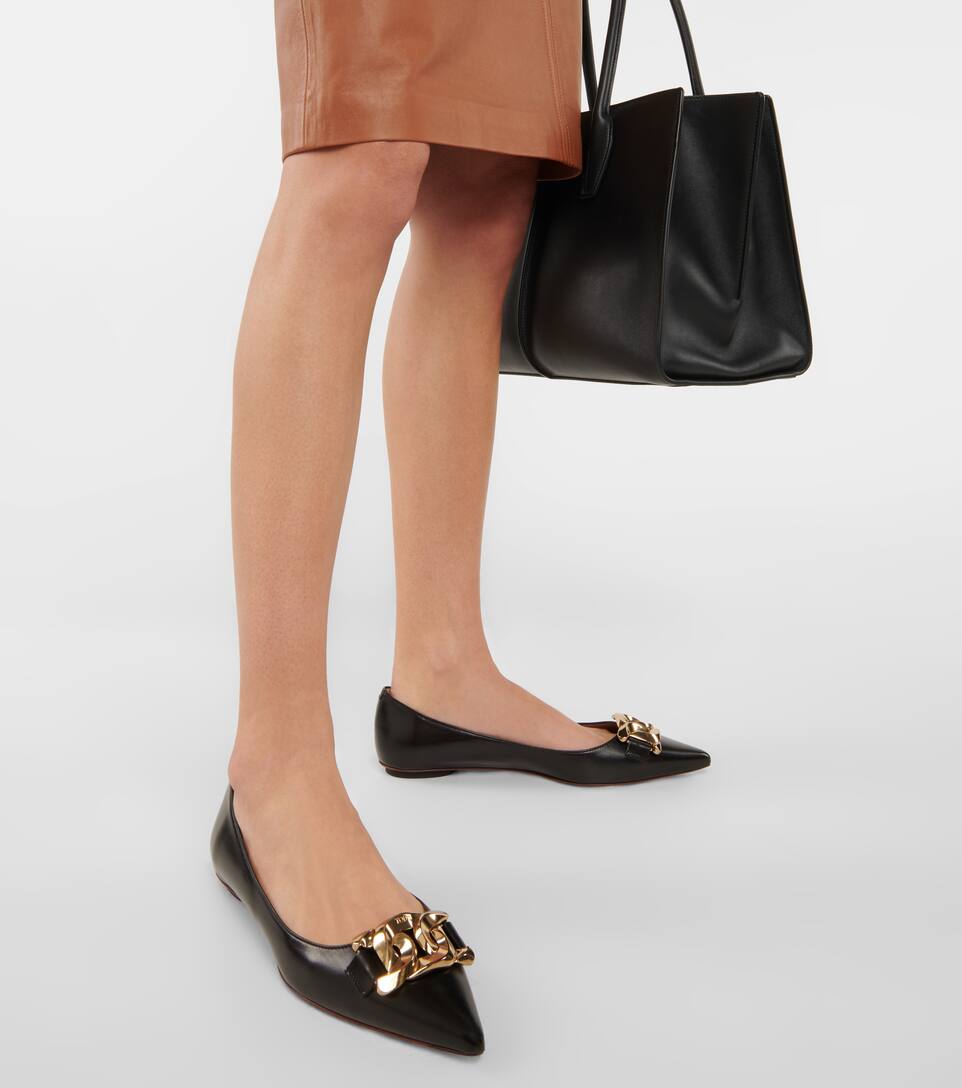 Tod's leather ballet flats Clearance