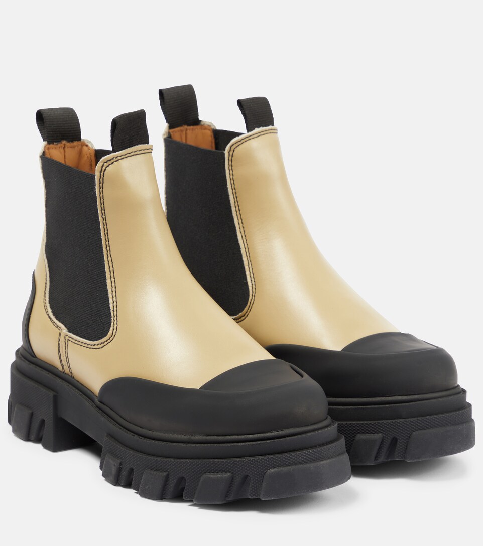 Low-rise leather Chelsea boots | Mytheresa