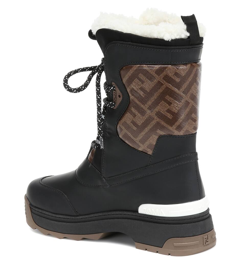 fendi shearling boots