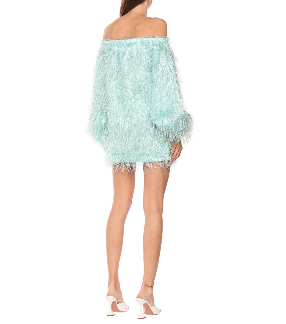 Gloria Faux Feather Minidress Rotate Birger Christensen Ietp