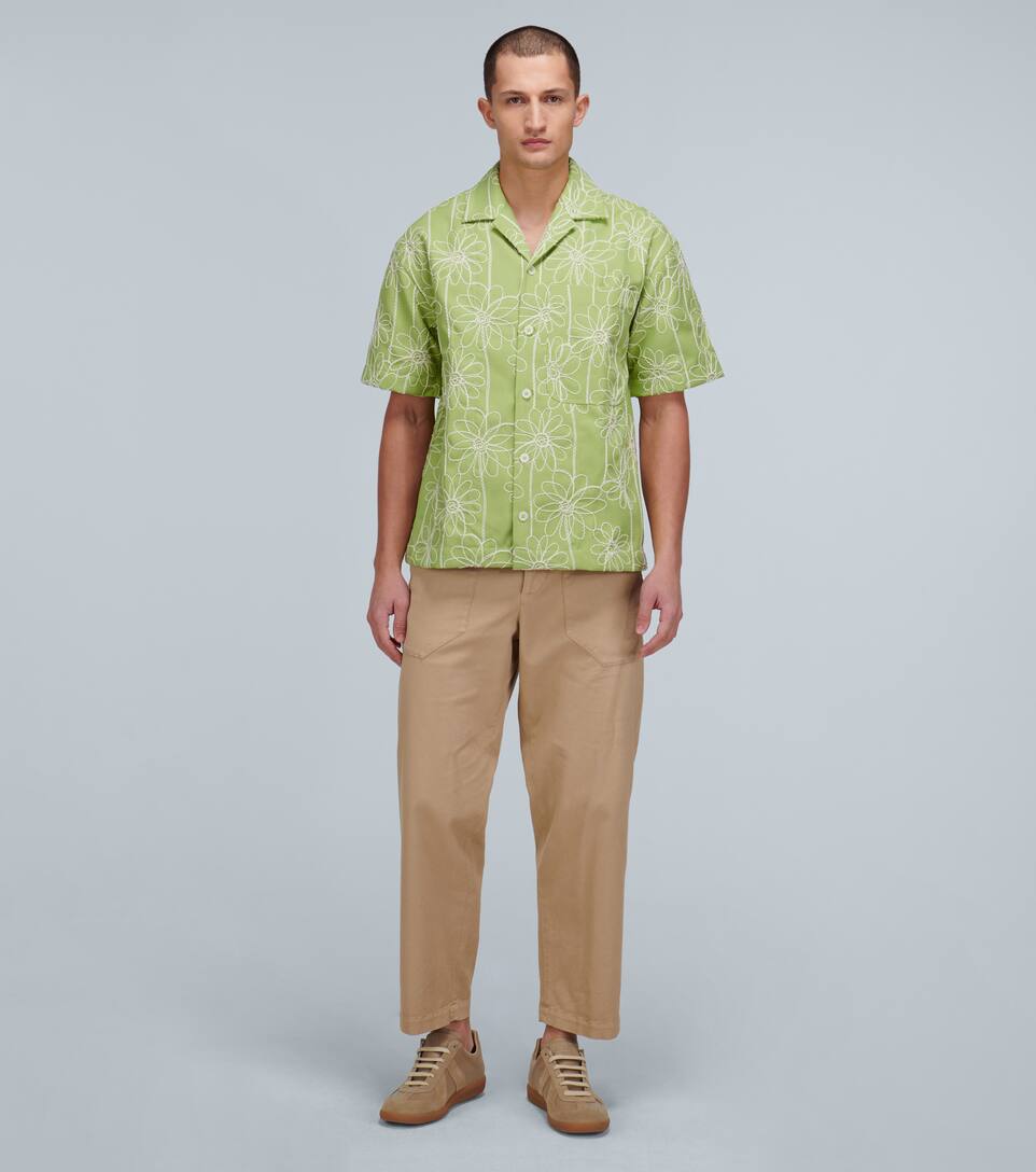 JACQUEMUS LA CHEMISE JEAN SHORT-SLEEVED SHIRT,P00454770