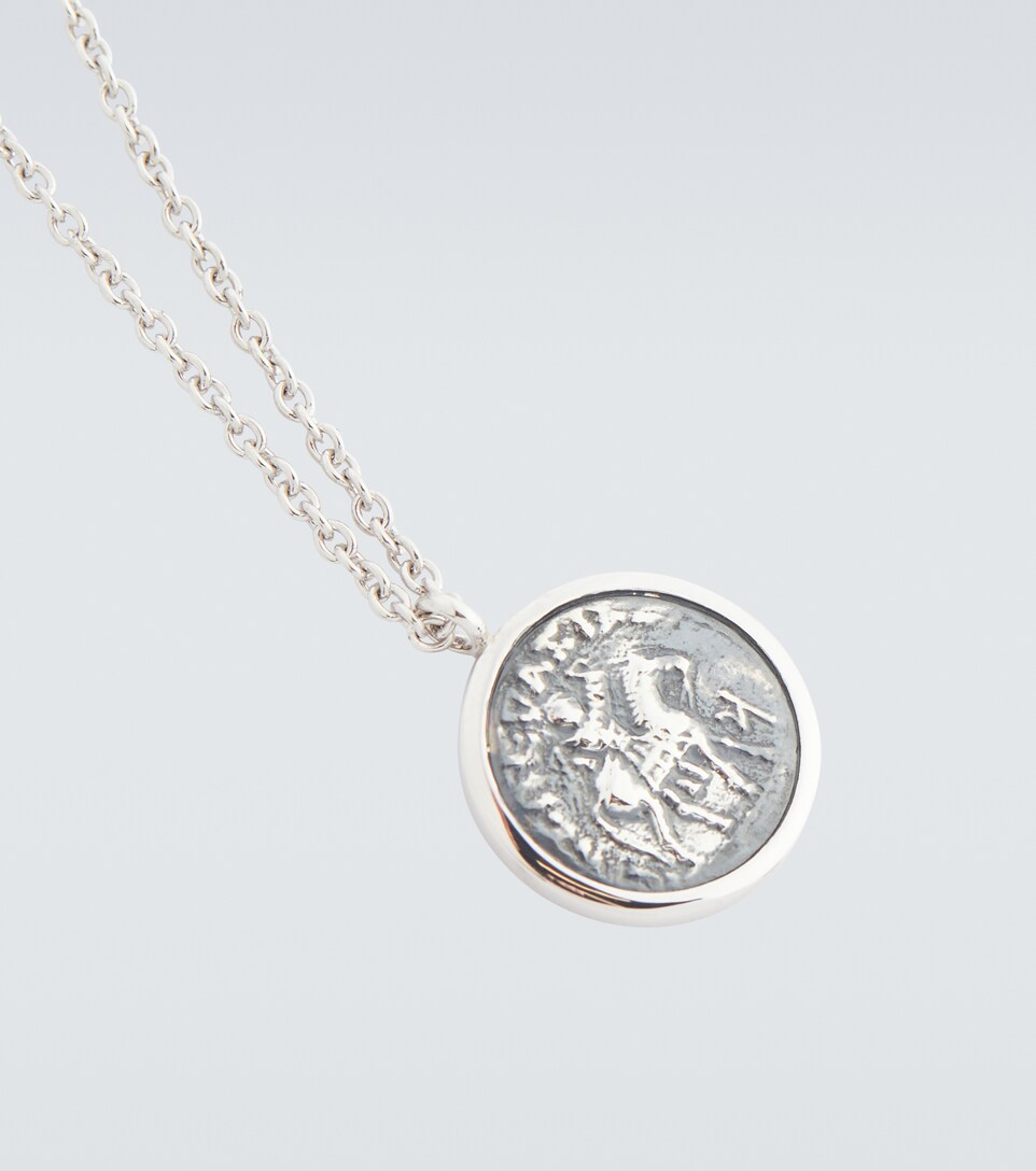 Tom Wood - Silver coin pendant necklace 